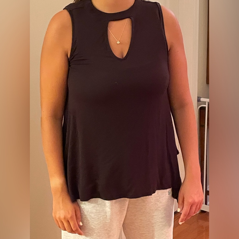 Brown medium top